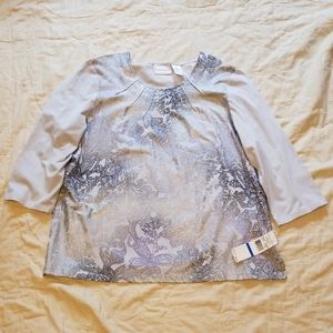 Womens Alfred Dunner Top NWT XL